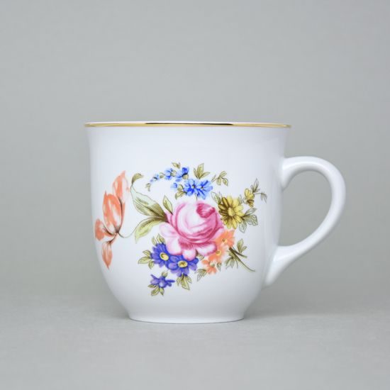 Hrnek Mirek 0,4 l, míšeňská růže, Český porcelán a.s.