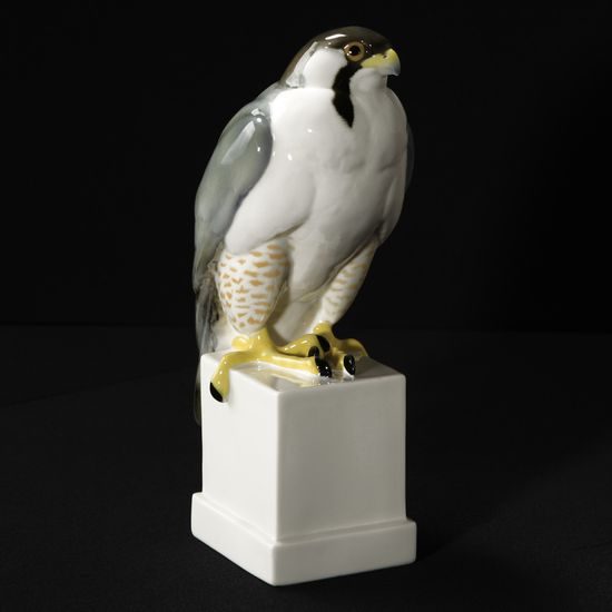 Falcon, Marcks Gerhard, 24 x 14 x 7,5 cm, Porcelain Figures Gläserne Porzellanmanufaktur