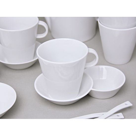 Bohemia White,Tea set, Pelcl design, Cesky porcelan a.s.