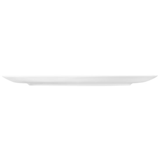 Terra WHITE: Club plate / dish round flat 31 cm, Seltmann porcelain