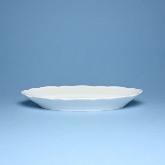 Oval Dish 20 cm, White Porcelain, Cesky porcelan a.s.