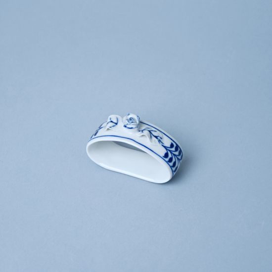 Napkin ring with rose 7 cm, Original Blue Onion Pattern