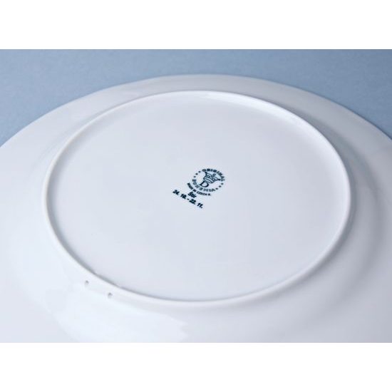 Talíř mělký 24 cm, Štír, (i na zeď), Cibulák, originální z Dubí