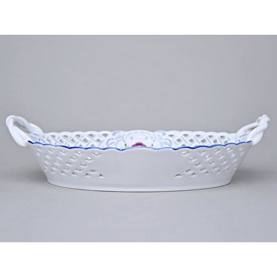 Basket perforated 28 cm, COLOURED ONION PATTERN