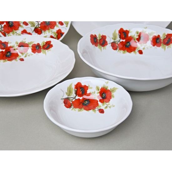 Diding Set with bowls for 6 people, Poppy, Český porcelán a.s.