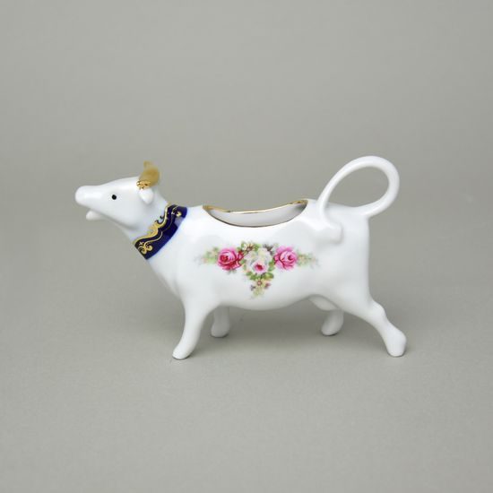 440: Creamer - cow 70 ml, Sonáta, cobalt + roses, Leander Loučky