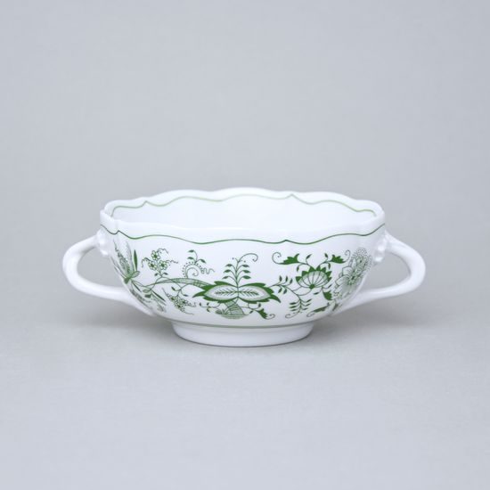 Creamsoup cup with handles 250 ml, Original Green Onion pattern