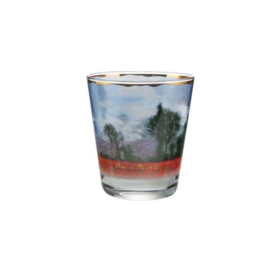 Tealight Poppy Field 10 cm, Glass, C. Monet Goebel Artis Orbis
