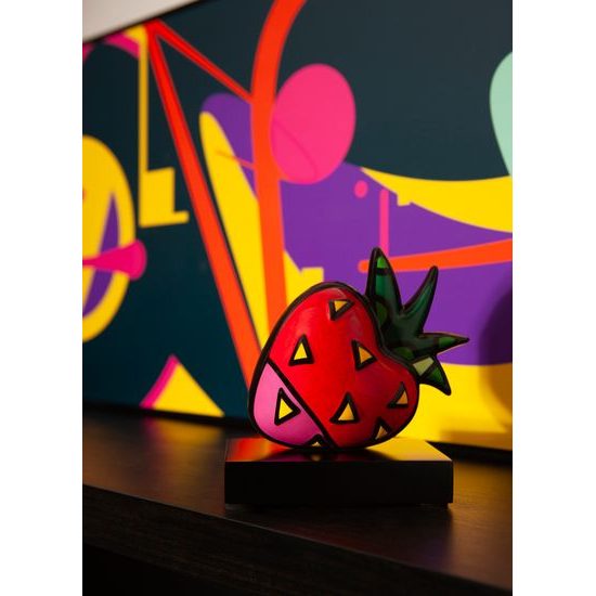 Figurka Jahoda 15 / 9,5 / 14,5 cm, porcelán, R. Britto, Goebel
