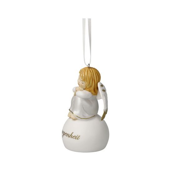 Angel bell comfort 5,5 / 5 / 9,5 cm, biscuit porcelain, Goebel