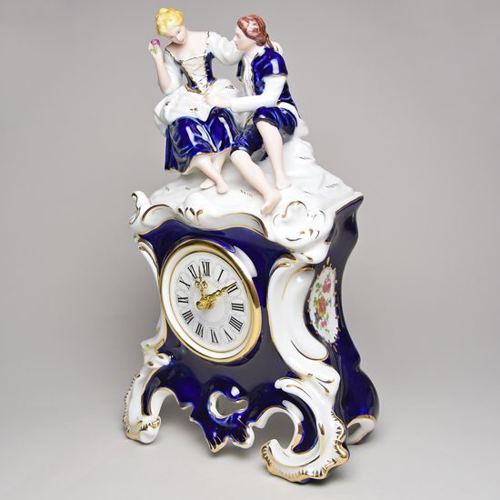 Clock Romance 30 cm, Isis, Clock Royal Dux Bohemia