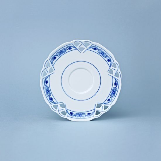 Podšálek na čaj ozdobný 15,3 cm, Cibulák, originální z Dubí