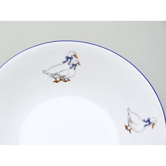 Coups Goose, Bowl 13 cm, Thun 1794 Carlsbad porcelain