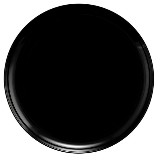 Plate dinner 26 cm, Lido Solid Black, Seltmann porcelain