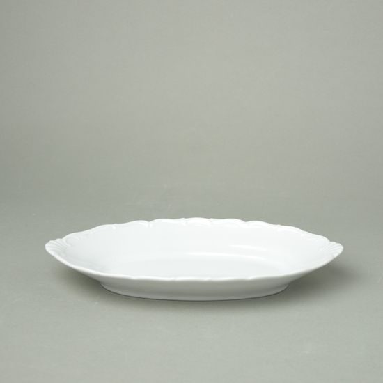 Verona white: Oval side dish 26 cm, G. Benedikt 1882