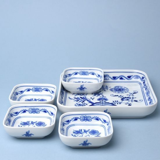 5 pcs. set of AERO bowls, Original Blue Onion pattern