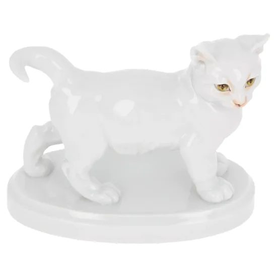 Cat11 x 13,5 x 7,5 cm, Meissen porcelain figures