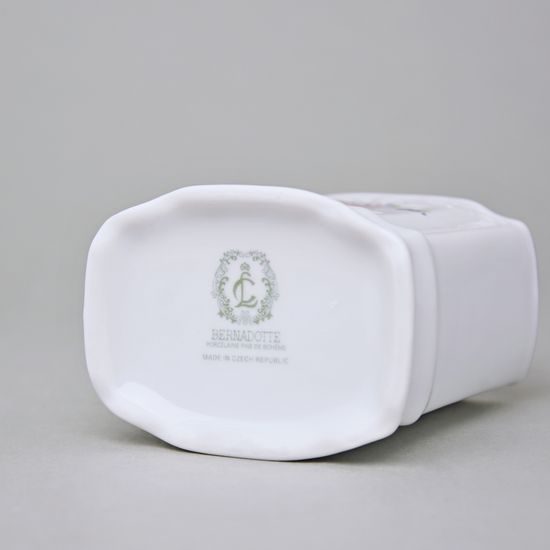 Kořenka hranatá 0,15 l, Thun 1794, karlovarský porcelán, BERNADOTTE míšeňská růže