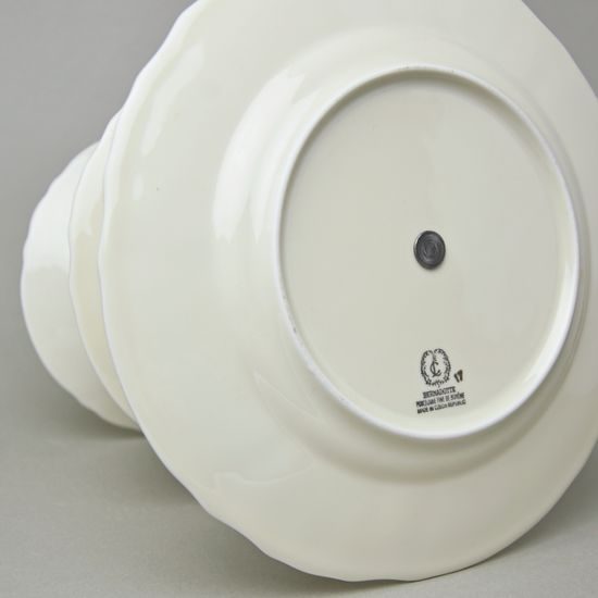 Etažer 3-díl. 34 cm, Thun 1794, karlovarský porcelán, BERNADOTTE ivory + zlato