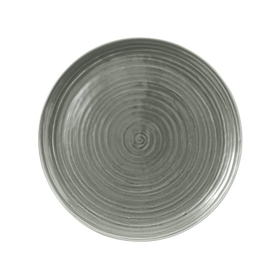 Terra PEARL GREY: Plate club / bowl flat round 31 cm, Seltmann porcelain