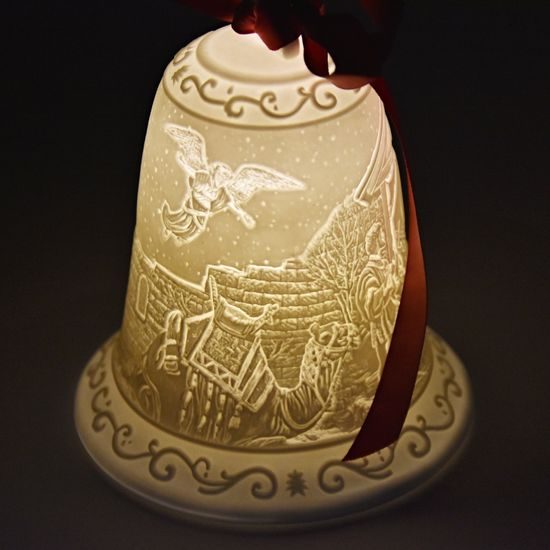 Svítící zvoneček Betlém - vánoční ozdoba, 12,5 cm, Lamart, Palais Royal