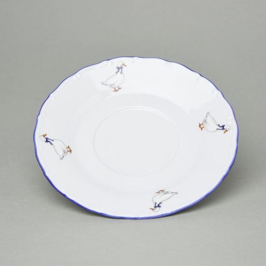 Šálek 190 ml a podšálek 17 cm na menší polévku, Ophelie husy, Thun 1794 Nová Role