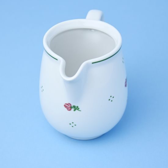 Creamer 300 ml, Josefina red flowers + green, G. Benedikt 1882