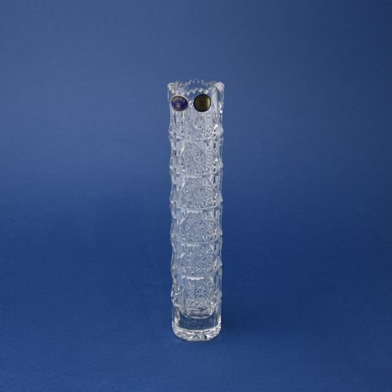 Váza váleček 23 cm, brus Maia, Bohemia Crystal