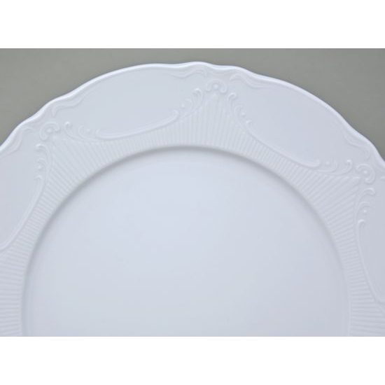 Vicomte white: Plate dining 27 cm, Thun 1794 Carlsbad porcelain