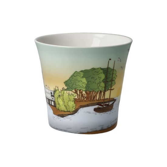 Mug 350 ml Schlei 13 / 10 / 9,5 cm, Scandic home, fine bone china, Goebel