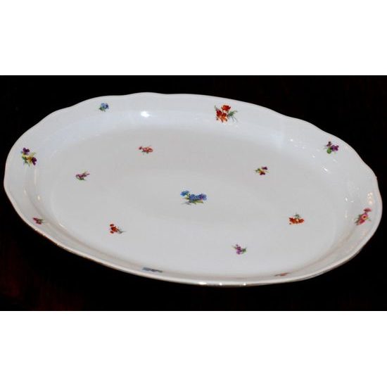 Plate oval 35 cm, Hazenka, Cesky porcelan a.s.