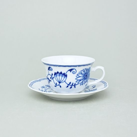 Cup tea 210 ml plus sacuer 155 mm, Thun 1794 Carlsbad porcelain, Natalie - Onion