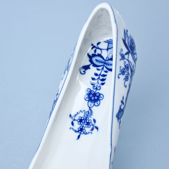 Ladies' porcelain shoe 23 cm, Blue Onion, Leander