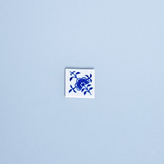 Magnet 3 x 3 cm, Original Blue Onion Pattern