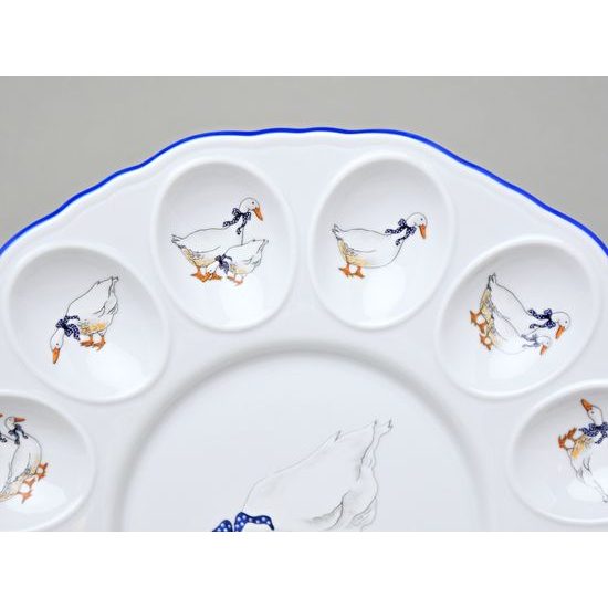 12 eggs party tray 24,3 cm, goose, Český porcelán a.s.