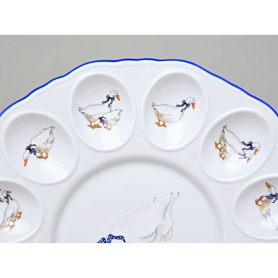12 eggs party tray 24,3 cm, goose, Český porcelán a.s.
