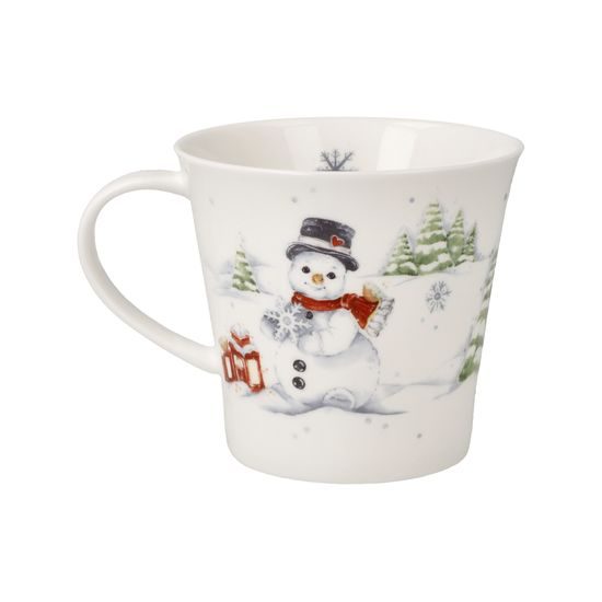 Mug with snowman Hello Winter 350ml, Fine Bone China, Goebel