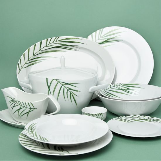 Dining set for 6 persons, Thun 1794 Carlsbad porcelain, SYLVIE 80325