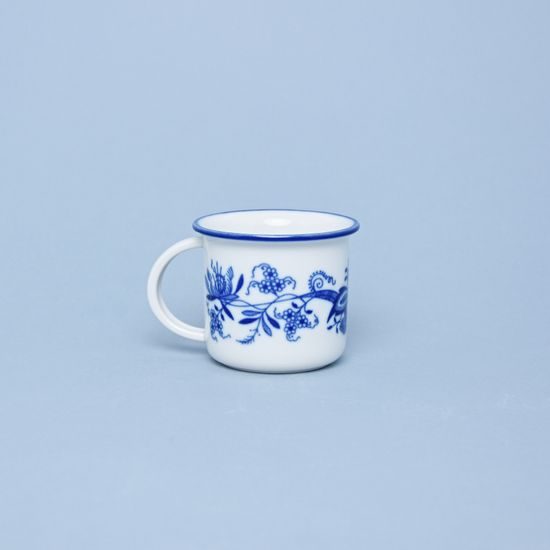 Cup (Mug) Tina small 100 ml, Original Blue Onion Pattern