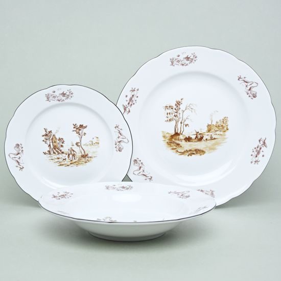 Rose 81048: Talířová sada pro 6 osob, Thun 1794, karlovarský porcelán