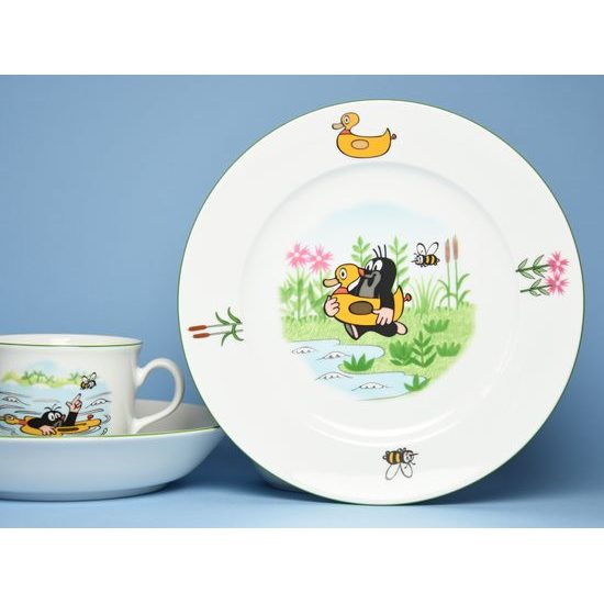 Children's set "Mole with duck" 3 pcs., Thun 1794 Carlsbad porcelain