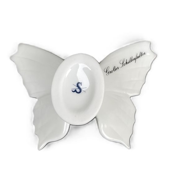 Batolec duhový (figurka motýla) 7,8 x 6 x 3,8 cm, figurky Porzellanmanufaktur Scheibe-Alsbach