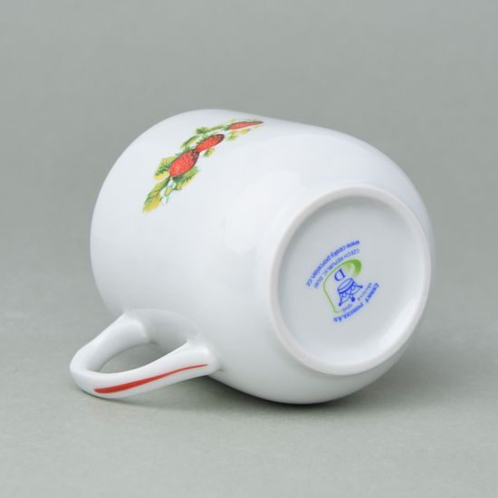 Hrnek Trojka 0,28 l, jahody, Český porcelán a.s.