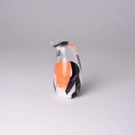 Tučňák hutní 8 cm (malé těžítko), GlasStar Bohemia Glass