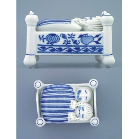 Bombon dose - bed 12 x 9 cm, Original Blue Onion Pattern, QII