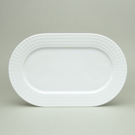 Dish oval flat 32 cm, Onyx, THUN 1794