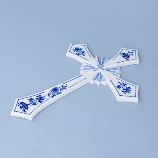 Holy Cross 30 cm, Original Blue Onion Pattern