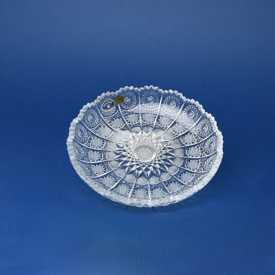 Platter round 19 cm, cut 500 pk, Bohemia Crystal