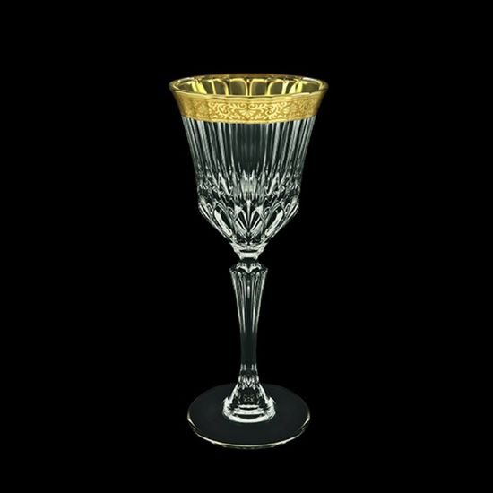 Astra Gold: Sklenice na víno 220 ml, 20,6 cm, křišťál + zlato, Adagio Romance Golden Classic Decor
