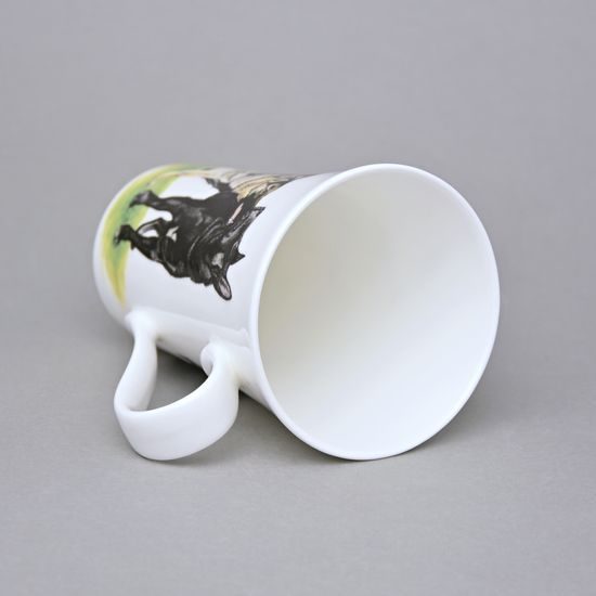 Psí kolekce - Vlčák: Hrnek Emily 400 ml, anglický kostní porcelán Roy Kirkham